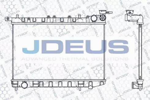 Jdeus 019M31 - Radiatore, Raffreddamento motore autozon.pro