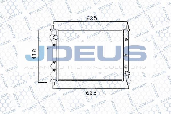 Jdeus 011M59A - Radiatore, Raffreddamento motore autozon.pro