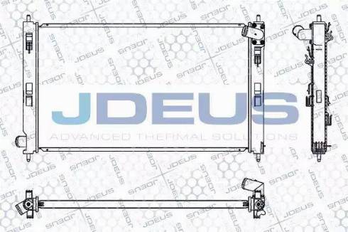 Jdeus 018M43 - Radiatore, Raffreddamento motore autozon.pro