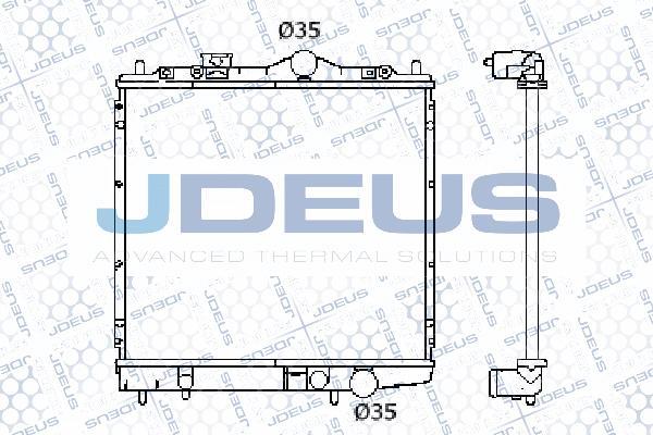 Jdeus 018M07 - Radiatore, Raffreddamento motore autozon.pro