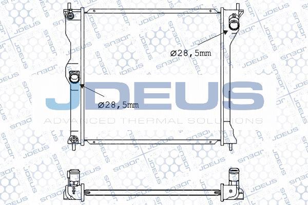 Jdeus 018M72 - Radiatore, motore elettrico autozon.pro