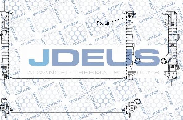 Jdeus 012M37 - Radiatore, Raffreddamento motore autozon.pro