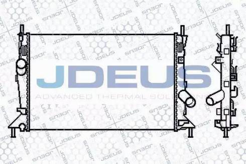 Jdeus 012M26 - Radiatore, Raffreddamento motore autozon.pro