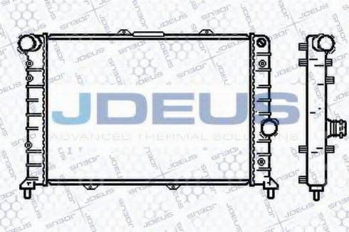 Jdeus 036M10 - Radiatore, Raffreddamento motore autozon.pro