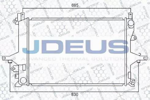 Jdeus 031M10 - Radiatore, Raffreddamento motore autozon.pro