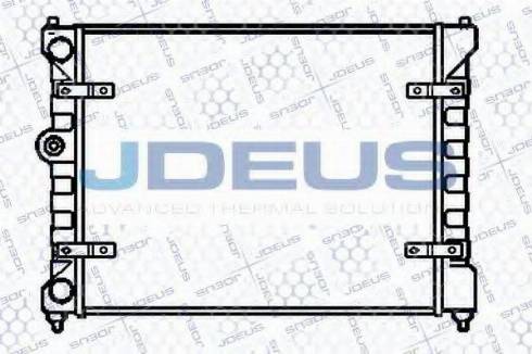 Jdeus 025V11 - Radiatore, Raffreddamento motore autozon.pro