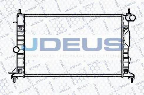 Jdeus 020M53 - Radiatore, Raffreddamento motore autozon.pro