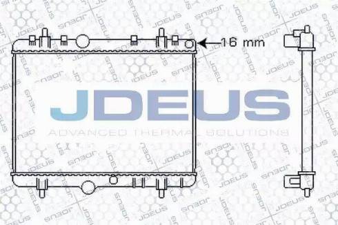 Jdeus 021M49 - Radiatore, Raffreddamento motore autozon.pro