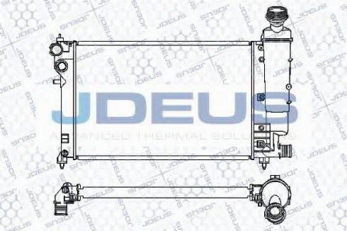 Jdeus 021M45 - Radiatore, Raffreddamento motore autozon.pro