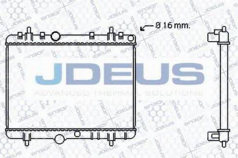 Jdeus 021M48 - Radiatore, Raffreddamento motore autozon.pro