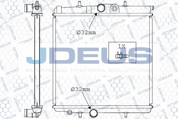 Jdeus 021M36 - Radiatore, Raffreddamento motore autozon.pro