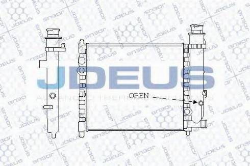 Jdeus 021V01 - Radiatore, Raffreddamento motore autozon.pro