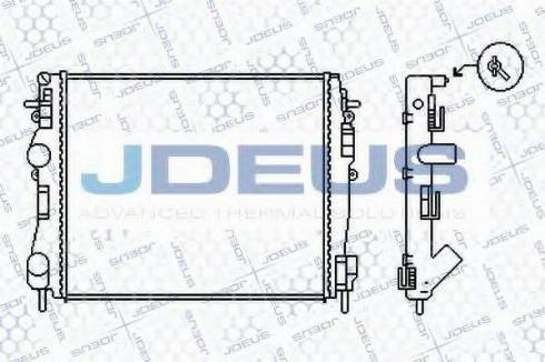 Jdeus 023M48 - Radiatore, Raffreddamento motore autozon.pro