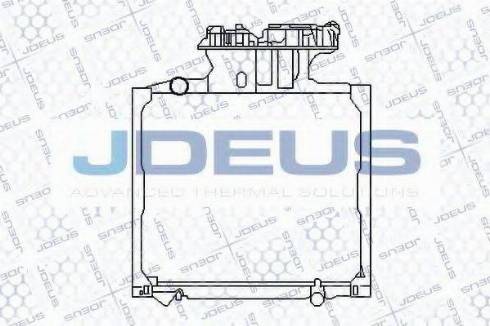 Jdeus 115M09 - Radiatore, Raffreddamento motore autozon.pro