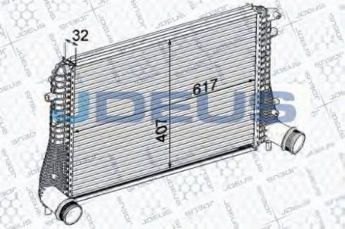 Jdeus 801M03 - Intercooler autozon.pro