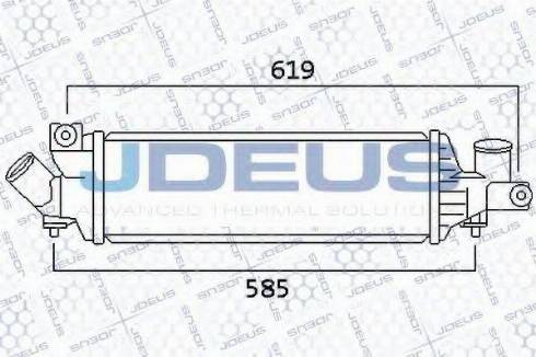 Jdeus 819M58 - Intercooler autozon.pro