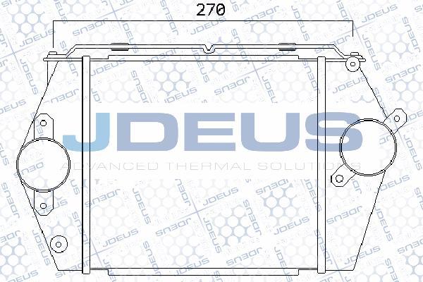 Jdeus 816M29A - Intercooler autozon.pro