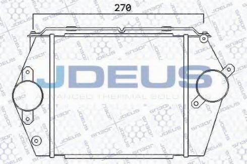 Jdeus 816M29 - Intercooler autozon.pro