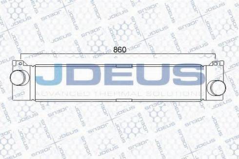 Jdeus 811M21 - Intercooler autozon.pro