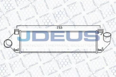 Jdeus 812M14 - Intercooler autozon.pro