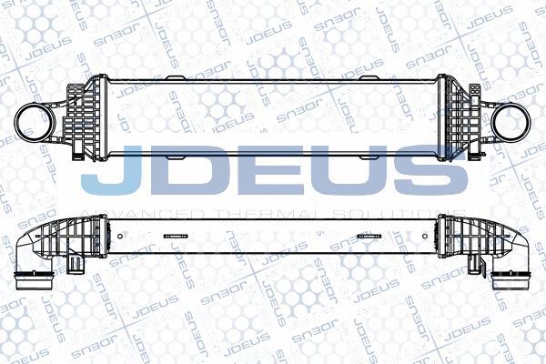 Jdeus 817M24 - Intercooler autozon.pro