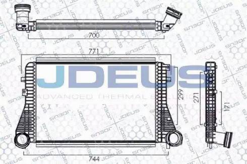 Jdeus 830M06A - Intercooler autozon.pro