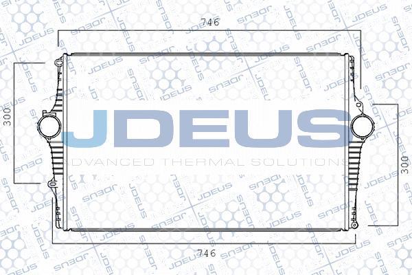 Jdeus 831M53A - Intercooler autozon.pro