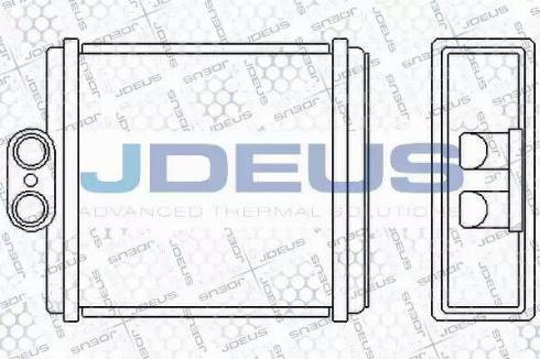 Jdeus 242M01A - Scambiatore calore, Riscaldamento abitacolo autozon.pro