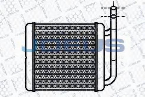 Jdeus 254M14 - Scambiatore calore, Riscaldamento abitacolo autozon.pro