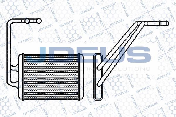 Jdeus 254M26 - Scambiatore calore, Riscaldamento abitacolo autozon.pro