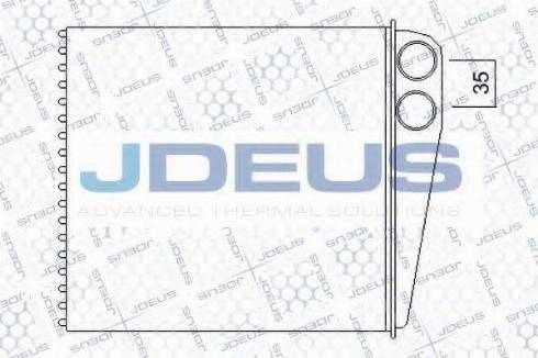 Jdeus 201M03 - Scambiatore calore, Riscaldamento abitacolo autozon.pro