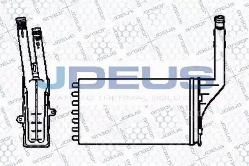 Jdeus 207B04 - Scambiatore calore, Riscaldamento abitacolo autozon.pro