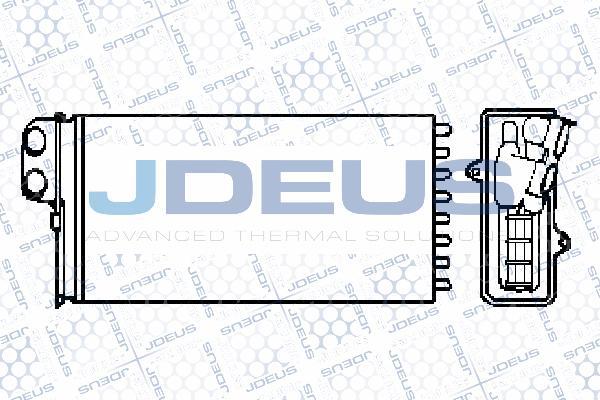 Jdeus 207B06 - Scambiatore calore, Riscaldamento abitacolo autozon.pro