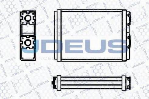 Jdeus 219M52 - Scambiatore calore, Riscaldamento abitacolo autozon.pro