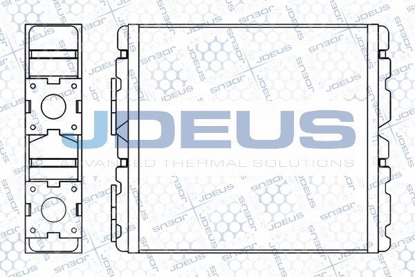 Jdeus 219M60 - Scambiatore calore, Riscaldamento abitacolo autozon.pro