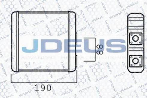 Jdeus 219M09 - Scambiatore calore, Riscaldamento abitacolo autozon.pro