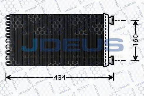 Jdeus 215M10 - Scambiatore calore, Riscaldamento abitacolo autozon.pro