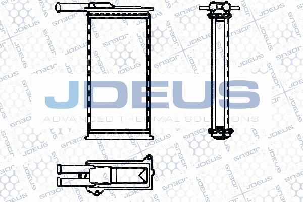 Jdeus 212B04 - Scambiatore calore, Riscaldamento abitacolo autozon.pro