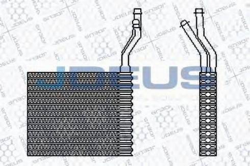 Jdeus 212M24 - Scambiatore calore, Riscaldamento abitacolo autozon.pro