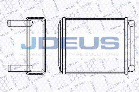 Jdeus 217M20 - Scambiatore calore, Riscaldamento abitacolo autozon.pro