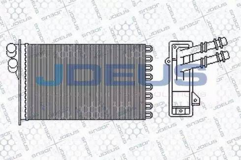 Jdeus 230M05 - Scambiatore calore, Riscaldamento abitacolo autozon.pro