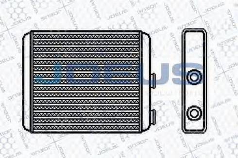 Jdeus 220M05 - Scambiatore calore, Riscaldamento abitacolo autozon.pro