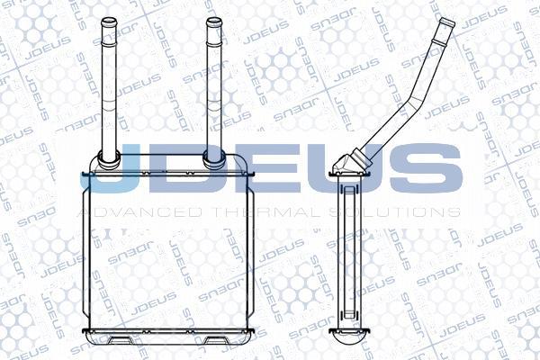 Jdeus 220M12 - Scambiatore calore, Riscaldamento abitacolo autozon.pro
