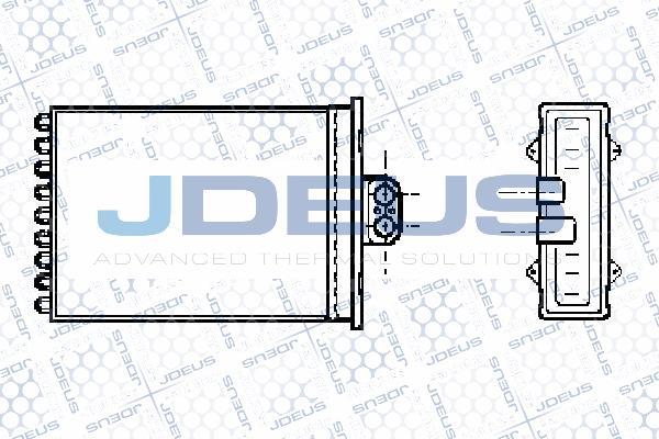 Jdeus 220M27 - Scambiatore calore, Riscaldamento abitacolo autozon.pro