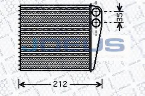 Jdeus 223M80 - Scambiatore calore, Riscaldamento abitacolo autozon.pro