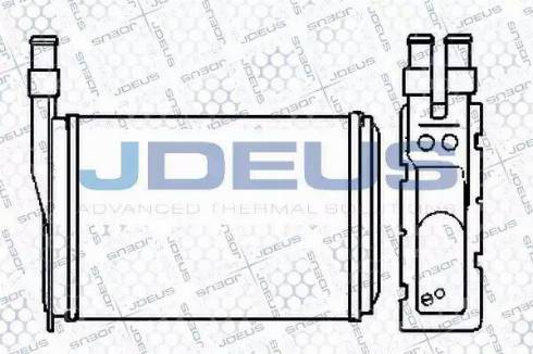 Jdeus 223V08 - Scambiatore calore, Riscaldamento abitacolo autozon.pro