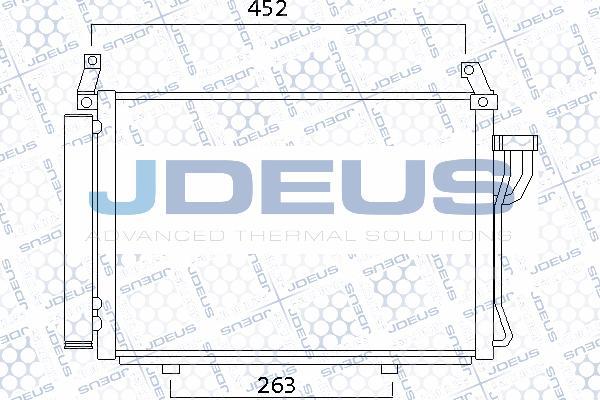 Jdeus 754M35 - Condensatore, Climatizzatore autozon.pro