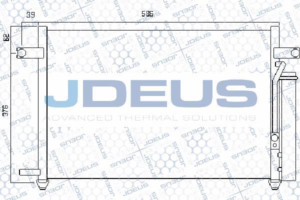 Jdeus 756M08 - Condensatore, Climatizzatore autozon.pro