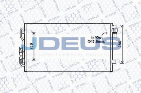 Jdeus 705M30 - Condensatore, Climatizzatore autozon.pro