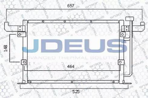 Jdeus 705M21 - Condensatore, Climatizzatore autozon.pro